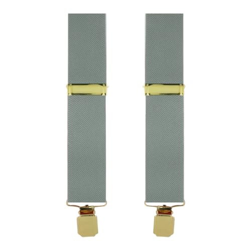 Uniform Accessories Unlimited Inc Army Finance Suspenders with clip ends (Military Issued)-Veteran Owned Business, standard, Grey