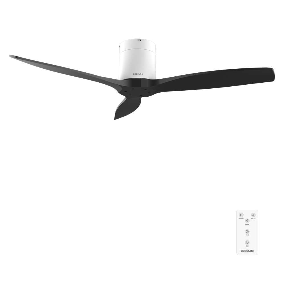 Ventilateur de plafond avec moteur DC silencieux 6 vitesses Cecotec EnergySilence Aero 5400 52"