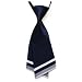 Fashion Lady's Pre-Tied Silk Necktie, Women's Costume Necessary, Navyblue