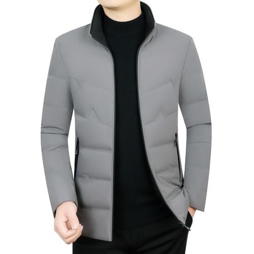 Chaqueta de plumón para frío extremo con tejido repelente al viento para hombre