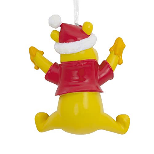 Hallmark Disney Santa Winnie The Pooh with Honey Pot Christmas Ornament