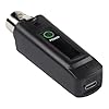24G XLR Wireless Microphone System with 80m Range and 5H Battery for Dynamic Mics, Ideal for Live Performance and Recording, Black(1 in 2) #5