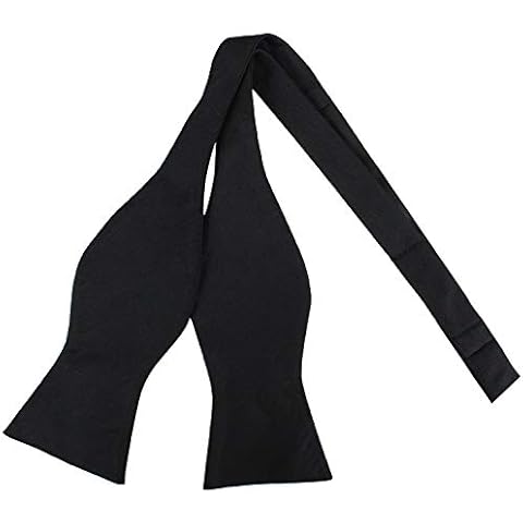 Silk Self Tie Bow Tie | Mens Untied Bowtie | Wedding Formal Bowtie (Silk Twill) Cover