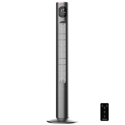 Cecotec Ventilador De Torre Energysilence 9090 Skyline Smart De 42 , 55 W, Oscilación 65 , Temporizador 7,5h, Pantalla Led, 3 Modos Y 3 Velocida Cecotec Ventilador De Torre Energysilence 9090 Skyline Smart De 42 , 55 W, Oscilación 65 , Temporizador 7,5h, Pantalla Led, 3 Modos Y 3 Velocida