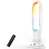 【2025最新進化】セラミックヒーター 電気 ファンヒーター【冷暖両用＆ヒーター 羽なし】スリム 羽根無し 暖風 3段階暖風・8段階冷風切り替え 100°左右首振り 1-9切りタイマー リモコン付き 切り忘れ防止 二重過熱保護 転倒OFF 省エネ 軽量 持ち運び便利 部屋 洗面所 脱衣所適用 暖房器具 省エネ 電気代安い 寒さと熱中症対策 PSE認証済み 日本語取扱説明書