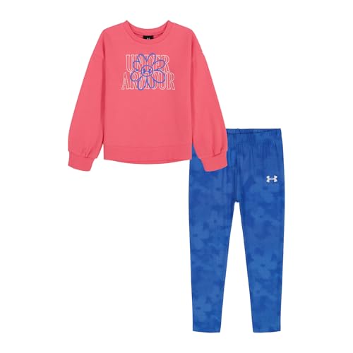 Image of Under Armour Girl's 2-piece Sweatshirt and Leggings Outfit Set