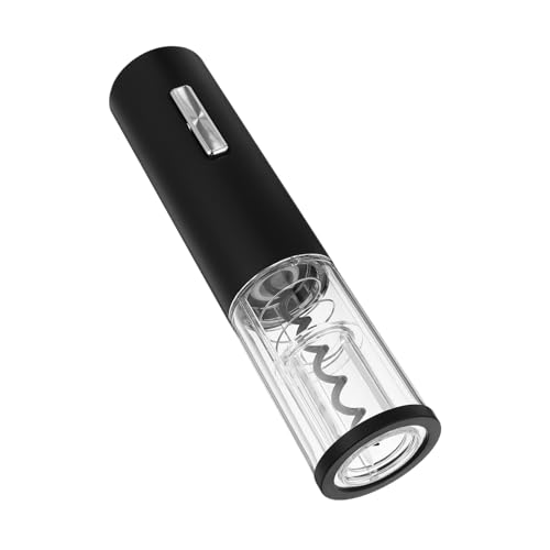 UKCOCO Abridor de Vino Eléctrico con Cortador de Lámina Descorchador Automático para Botellas hasta Compatible con Vino Rosado y Cerveza Accesorio Práctico para Hogar y Regalo