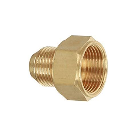 Pressure Washer Adapter BE-TOOL 1PCS Brass Pressure Washer Coupling Adapter Screw Hose Joiner (22mm Female to 18mm Male) Cover