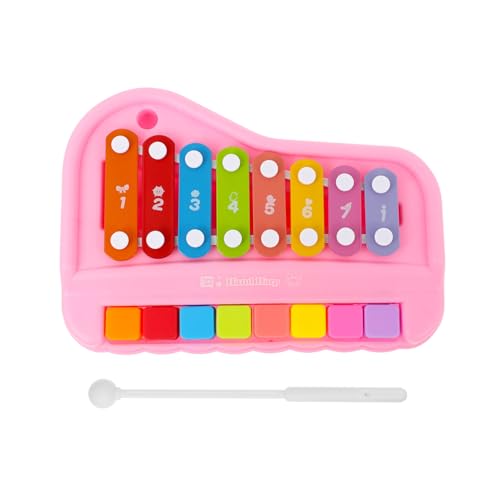 NUOLUX 知育 木琴 おもちゃ ピアノ キーボード 鍵盤 音楽教育 用 聴覚発達と色彩認識促進 ベビー向け楽器おもちゃ