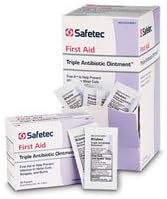 SAFETEC 53210 Triple Antibiotic .9gram 144ct Box, 12 Boxes per case