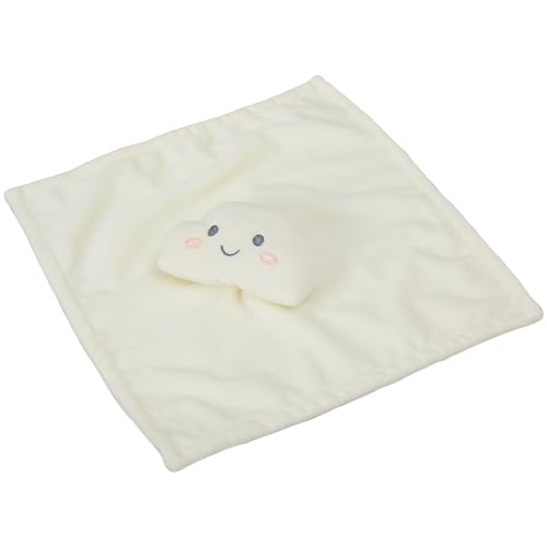 Image of C.R. Gibson Little Hugs Cloud Minky Fabric Moon Lovey Blanket for Babies, 12.5 inch x 12.5 inch, Multicolor