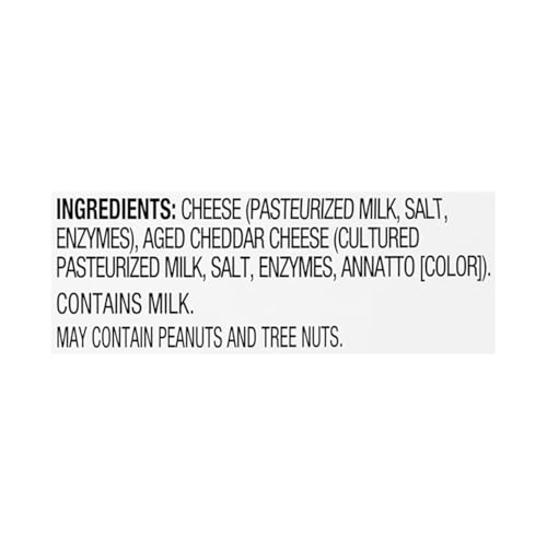 Just the Cheese Cheese Crisps | High Protein Baked Keto Snack | Made with 100% Real Cheese | Gluten Free | Low Carb Lifestyle | CHEESE & AGED CHEDDAR BLEND, 0.8 Ounces (Pack of 10)