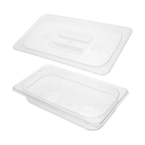 CIYODO Pizza Dough Storage Box Acrylic Lids Food Containers for Small Dough Batches