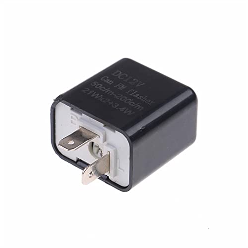 Relé intermitente LED de 2 pines y 12v ajustable para motocicleta universal 3