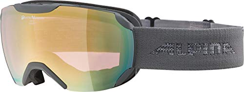 ALPINA PHEOS S QVM Ski Goggles - Grey, One Size