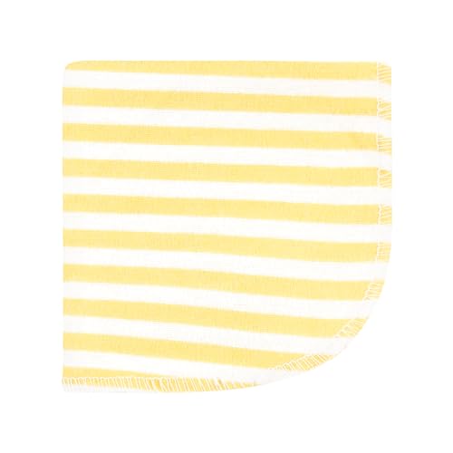 Image of Hudson Baby Unisex Baby Flannel Cotton Poly Washcloths, My Sunshine 10 Pack, One Size
