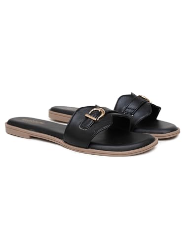 Image of Women's Oasis Flat Sandal Lightweight & Flexible Comfortable Design Anti-Skid Sole Versatile Style For Girls /Ladies