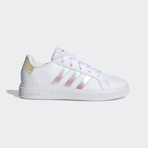 adidas Grand Court 2.0 Tennis Shoe, FTWR White/Iridescent