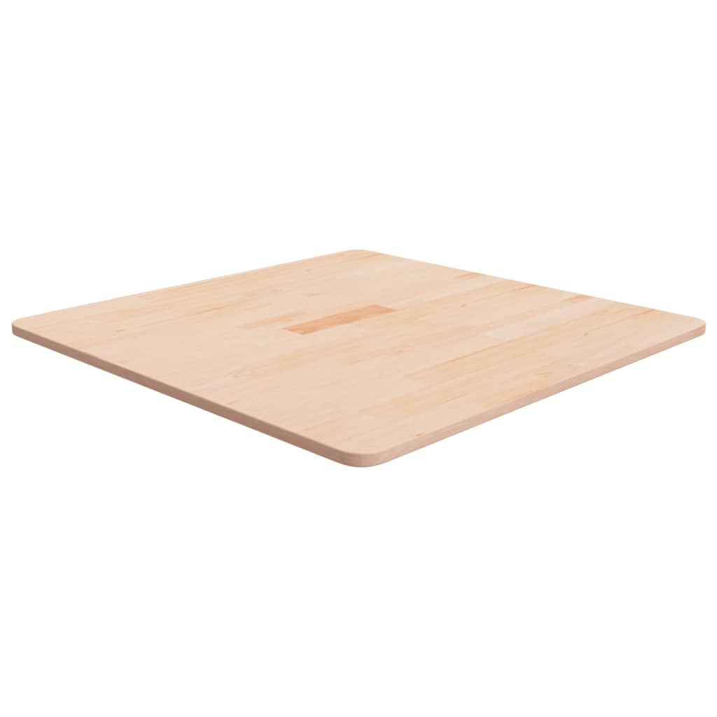 vidaXL Square Table Top 70x70x1.5 cm Untreated Solid Wood Oak — image 1