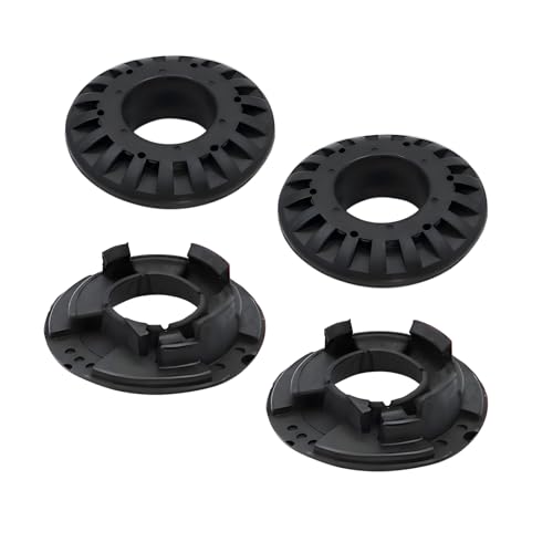 KOWWONG 4 PCS Rear Upper and Lower Suspension Coil Spring Insulator Kit for Jeep Grand Cherokee WJ/WG 1999-2004 Repacle 52088346AB 52088402AB