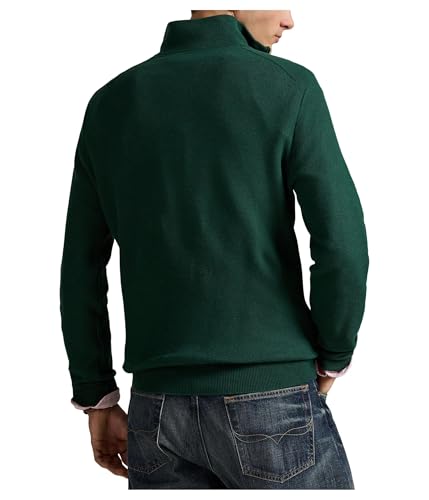 POLO RALPH LAUREN Men's Mesh-Knit Cotton 1/4 Zip Sweater2