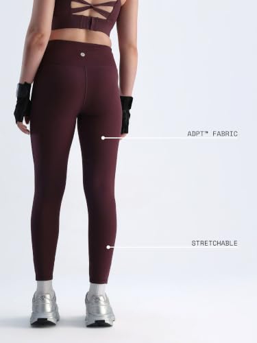 Image of CAVA Hourglass Snug Leggings for Women | V Waistband, Anti Camel Toe, Curved Back Seam, Deep Side Pockets, Sculpting ADPT Fabric