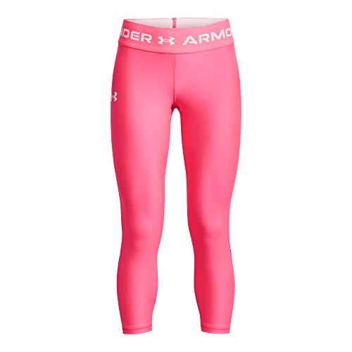 Image of Under Armour Kids Girl's Armour HeatGear Ankle Crop (Big Kids)