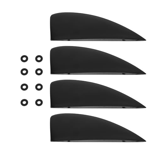 minkissy パドルボード用SUPフィン1セット - 取り外し可能なスタンドアップパドルボードセンターフィン - プラスチック製カヤックスタビライザーサーフィンアクセサリー、水のバランスとボードの安定に。