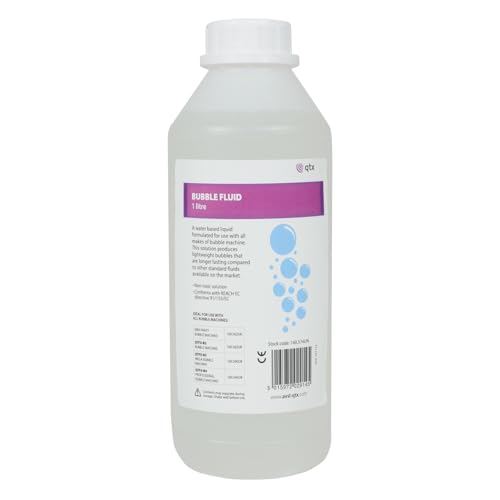  QTX Liquido professionale per bolle di lunga durata, 1 litro