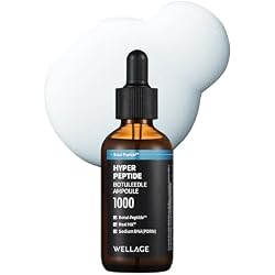 WELLAGE Hyper Peptide Botuleedle Ampoule 1.69 fl.oz., Anti-Aging | Hyper Peptide, Hyaluronic Acid, Korean Skincare, Korean Serum for Face, Pore Tightening, Pore Refining, Reduces Wrinkles