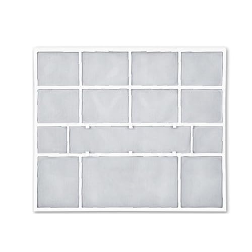 Pantalla de malla reutilizable para aire acondicionado para sistema dividido interior, CA, protector de filtro colgante, protector de polvo de flujo de aire, protector de malla de aire acondicionado