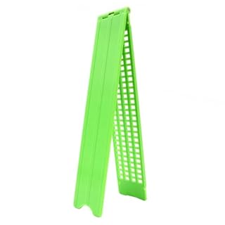 WANGCL Braille Slate Braille - Kit in Ardesia Braille a 4 Righe, 28 Celle, Colore: Verde