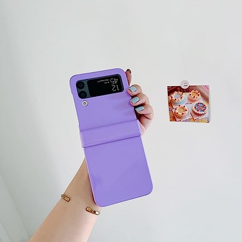 Coque antichoc Samsung Z Flip 4 violette protection souple renforcée