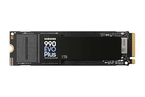Samsung 990 EVO Plus SSD 1TB, PCIe Gen 4x4, Gen 5x2 M.2 2280, Speeds Up-to 7,150 MB/s, Upgrade Storage for PC/Laptops, HMB Technology and Intelligent Turbowrite 2.0, MZ-V9S1T0BW view 1