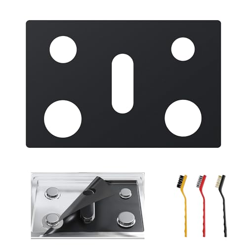 Stove Top Protector PLUS for Whirlpool Gas Range - 1 Pc 5 Burners (PLUS Version) Spill Guard Liner Only Compatible with WFG550S0HB/WFG550S0HW/WFG550S0HV/WFG550S0LW/WFG550S0LB/WFG550S0LV