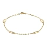 CARISSIMA Juego de joyas de oro amarillo de 9 quilates para mujer, One Size, Oro, Sin piedra preciosa