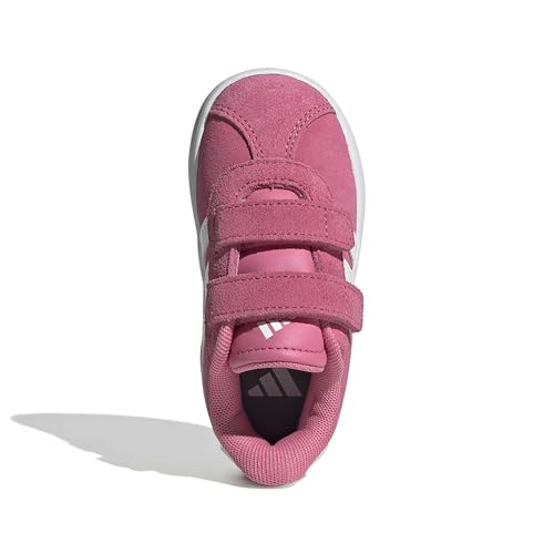 Image of adidas Boys Vl Court 3.0 Slip On Sneakers Shoes Casual - Pink, White