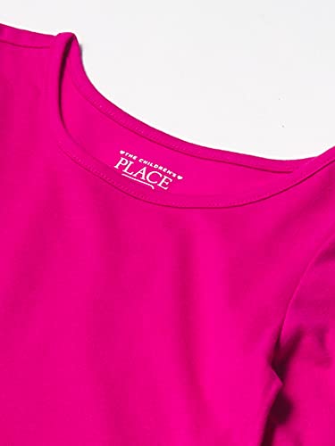 The Children's Place Girls' And Toddler Solid Long Sleeve Skater Dress, Aurora Pink Single, 3T #TOP18