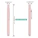 MoKo Holder Case for Apple Pencil 1st Generation, Retractable Apple Pencil 1st Case Protective iPad Pencil Sleeve Skin Cover with Sturdy Clip, Pink