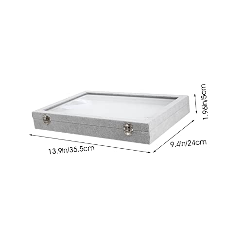 Plateau de pour bagues et boîte de rangement écrin bijoux à compartiments - 3