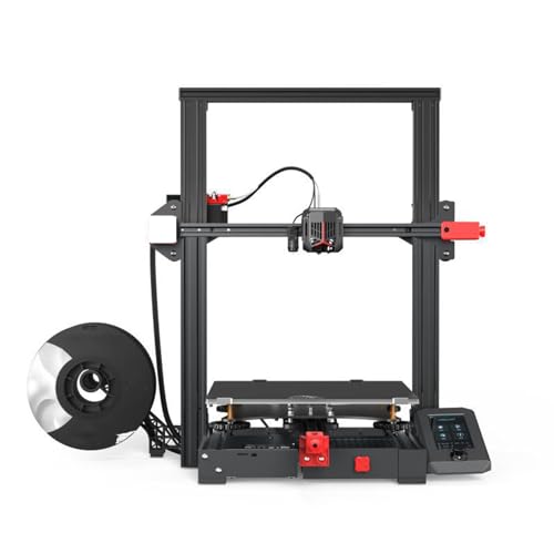 Imprimante 3D avec nivellement automatique, impression silencieuse, double axe Z, écran couleur 4,3 pouces, assemblage facile, volume d;impression 300 x 300 x 320 mm, fonctionnement silencieux