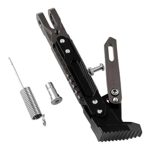Béquille latérale de moto universelle réglable en aluminium pour scooter et moto modifiée - 5