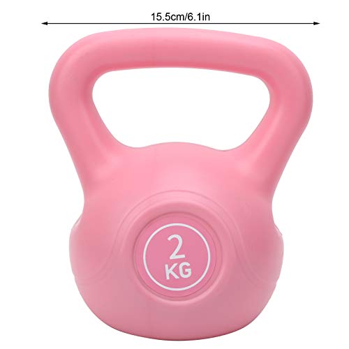 2KG Kettlebell Armlifting Training Fitness Kettlebell Gewicht mit extra großem Griff zum Hocken