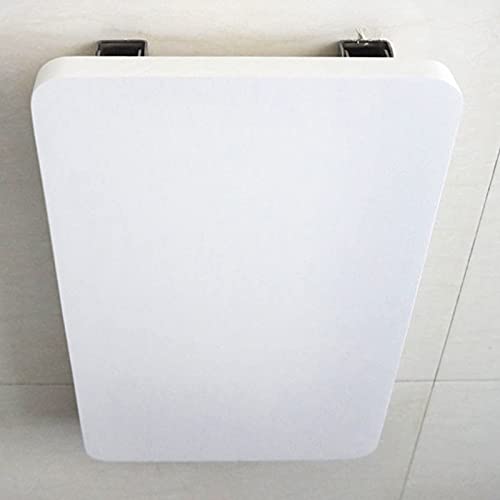Petite table pliante en bois blanc imperméable pour balcon compact et cuisine