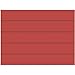 Magna Visual PMR-763 Magnetic Write-on/Wipe-Off pre-Cut Strips 7/8h x 6w, red, 25/Pack
