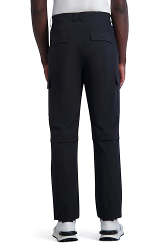 KARL LAGERFELD Men's Ankle Snap Button Nylon Cargo Pant4