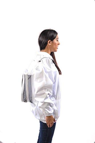Forest Beekeeping Supply Premium Cotton Jacket With Fencing Veil Hood, Professional Premium Beekeeper Jackets (Xl) #TOP7