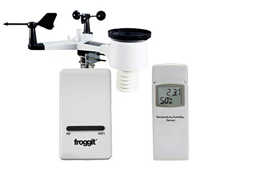 froggit DP1500 - Stazione meteorologica WiFi Internet radio Bridge Wlan Meteo Center System Set 1