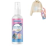 YAYNO Antistatik Spray Kleidung, Antistatik Spray, Anti Static Sprays, Sprays Antistatisch, für Kleidung, Textilien, Möbel und Auto, Reduziert Statische Aufladung, 100 ml