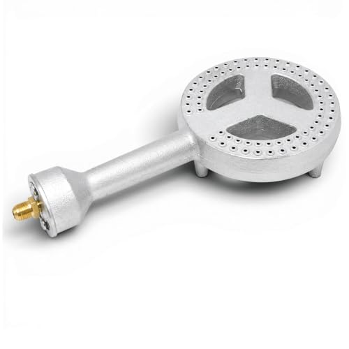 GasOne High Pressure Cast-Iron Burner Head with Brass Fitting Orifice (50250.0)